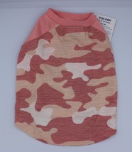 Top Paw Dog Shirt Pink Camo X Small XS Cute Fashion - £9.34 GBP