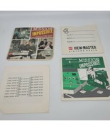 1968 VIEW-MASTER Packet MISSION IMPOSSIBLE TV Series Complete w/ Booklet - £13.73 GBP