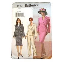 Butterick Sewing Pattern Woman Jacket Skirt Pants Sz 6-10 Easy Uncut - $4.42