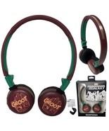 Marvel x TRIBE Avengers Groot Foldable Headphones Bubble WD w/ Microphone  - £11.72 GBP