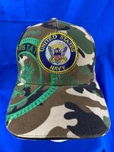 United States Navy Camoflage Ball Cap / Hat - One Size - $7.69
