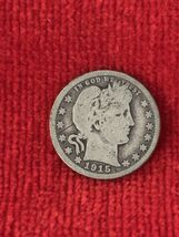 1915-D Barber Quarter Dollar Silver Coin - $23.28