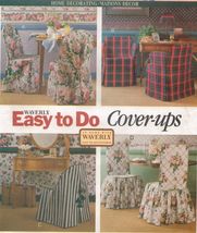 Waverly Windsor Brewer Folding Ladder Standard Chair Covers Easy Do Sew Patterns - £8.20 GBP