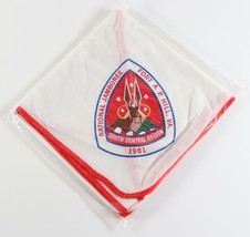 Vtg NOS 1981 South Central National Jamboree Boy Scouts America BSA Neckerchief - £20.90 GBP