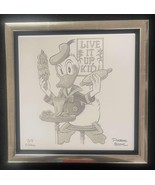 Live It Up, Donald: Limited-edition, hand-signed Disney fine art tile - £276.78 GBP