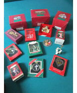 CHRISTMAS HALLMARK ORNAMENTS KEEPSAKE NEW AND LIGHTLY USED 14 UNITS LOT ^^ - $59.40