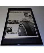 Al Unser 1971 Firestone Tires Framed 11x17 ORIGINAL Vintage Advertising ... - $69.29