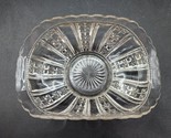 Vintage Anchor Hocking Indiana Glass Mid Century Curved Glass Basket-Typ... - $18.78