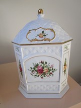 Royal Albert Old Country Roses Cookie Jar Signed Gazebo Doulton [POTT2] - £144.02 GBP