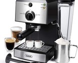 Gevi Espresso Coffee Machines 15 Bar Cappuccino Machine -model GECMD627BK-U - $79.20