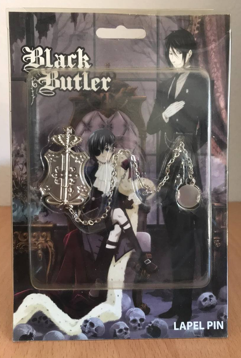 Black Butler Sebastians Chain Pins GE6755 NEW! - $89.99