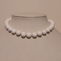 Vintage Marvella White Bead Necklace – Classic 1950s/60s Jewelry - $19.80