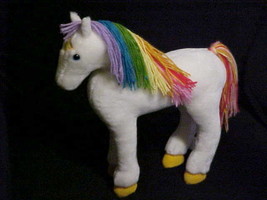 12&quot; Rainbow Brite White Pony Plush Toy 1983 Hallmark Cards Super Nice - £59.36 GBP