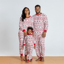 Reindeer pajamas kids mom dad family Xmas, matching Ugly Christmas pj moose, Hol - £28.43 GBP