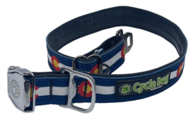 Cycle Dog Collar Colorado Beer Bottle Opener Airline Latch Size M 12&quot; - 21&quot; USA - $10.40