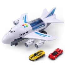Large Size Boys Toy Airplane Model Music Story Simulation Track Inertia Aircraft - £53.74 GBP