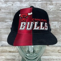 Vintage Sports Specialties Chicago Bulls NBA Snapback Hat Cap One Size Striped - £31.18 GBP