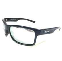 CON_REVO Sunglasses RE 1027 05 CRAWLER Black Square with Blue Mirrored L... - $74.58