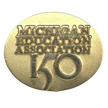 Michigan Education Association Pin 150 Gold Tone Lapel Hat - $9.95