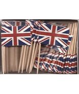 25 Box Wholesale Lot of United Kingdom Toothpick Flags, 2500 Small Mini ... - $75.00