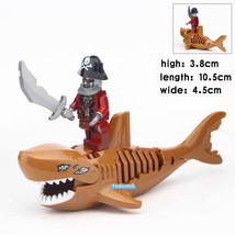 Ghost Shark Pirates of the Caribbean Custom Lego Compatible Minifigure Bricks - £5.55 GBP