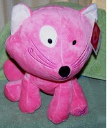 Plush Whimsical Pink Fox 11&quot; Plush NWT - $12.12 CAD
