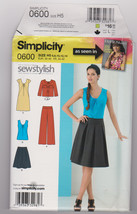 Pattern Simplicity 0600 Misses Size 6 8 10 12 14 Pants Skirt Jacket Dres... - £6.25 GBP