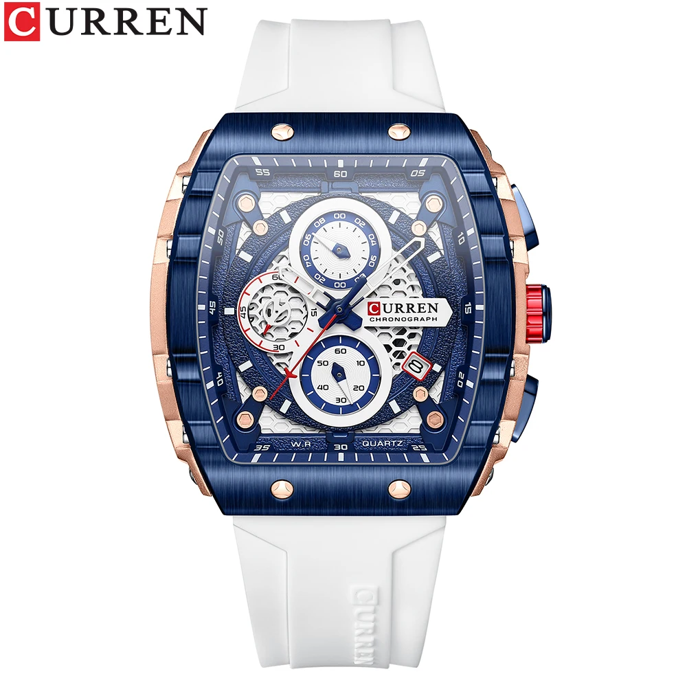 CURREN 8442 Fashion Date Quartz Men Watches Top Brand Male Clock Chronog... - $50.52 CAD