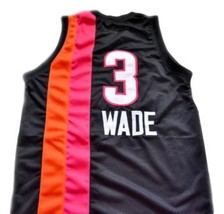 Dwyane Wade #3 Miami Floridians Basketball Custom Jersey Sewn Black Any Size image 5