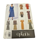 Vogue Sewing Pattern 2074 Easy Options Misses Wrap Top Skirt Sz 8-12 Uncut - £5.50 GBP