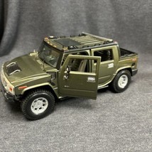 MAISTO - HUMMER H2 4X4 SUV (BLACK) - 1/18 DIECAST - For Parts Or Repair - $29.65