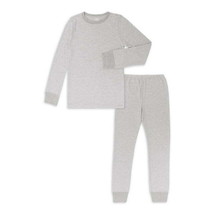 Athletic Works Boy&#39;s Thermal Top &amp; Bottom Set, Size M (8) Color Grey - $16.82