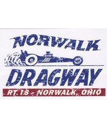 NORWALK DRAGWAY STICKER OHIO DRAG RACING SUMMIT DECAL Hot Rod RACE CAR - £5.46 GBP