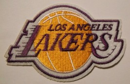 Los Angeles Lakers Embroidered PATCH~@ 4 x 2 5/8~Iron or Sew On~NBA  - £3.72 GBP