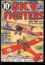 Sky Fighters 3/1935-AIR War PULPS-WWI-BI-PLANE-fn Minus - £152.02 GBP