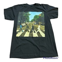 The Beatles Abbey Road John Lennon black graphic band album T shirt size Medium - £11.98 GBP