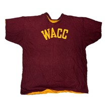 70S 80s Retro Vintage Champion Reversible Short Sleeve T-Shirt WACC PA M/L - £85.37 GBP