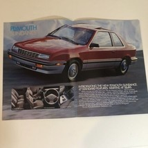 1989 Plymouth Sundance Car Centerfold Vintage Print Ad Advertisement pa6 - £8.55 GBP