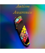 Black Satin Autism Awareness Headband - $19.17 CAD