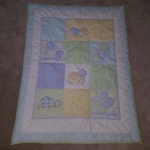 Circo Baby Blanket Comforter Bugs Caterpillar Snail Turtle Bee Green Yellow - $49.45