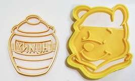 Winnie The Pooh Adventures Bear Honey Pot Set Of 2 Cookie Cutters USA PR... - £3.92 GBP