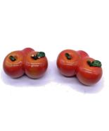 Tomato Cabinet Drawer Knobs Novelty Fruit Food Red Figural Vintage Lot 3 - €25,34 EUR