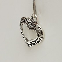 Sterling Silver heart shape  Charm only #b7 - £3.09 GBP