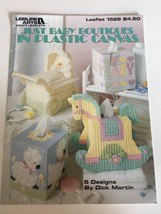 Leisure Arts Just Baby Boutiques in Plastic Canvas Leaflet 1528 5 Designs - £3.14 GBP
