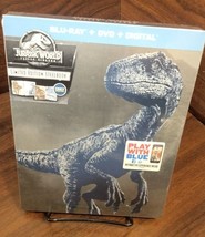 Jurassic World - Fallen Kingdom Steelbook (Blu-ray+DVD-No Digital)-Free Box S&amp;H - £19.14 GBP