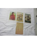 4 Antique Native American Indian Postcards 1 Apache early 1900s - £56.06 GBP