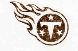 Gold Leaf Tennessee Titans fire helmet decal sticker window hard hat laptop - £2.78 GBP+