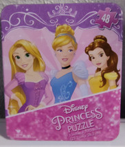 Disney Princess Puzzle 48 Pieces New In Tin-Sealed - $5.95