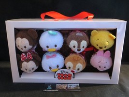 Valentine&#39;s Tsum Tsum Candy Box set Mickey Mouse &amp; friends USA Disney Store 3.5&quot; - £60.98 GBP