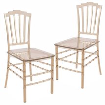 LeisureMod Acrylic Dining Chair, Modern Windsor Back Design, Side Accent... - $186.20